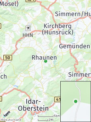Here Map of Rhaunen