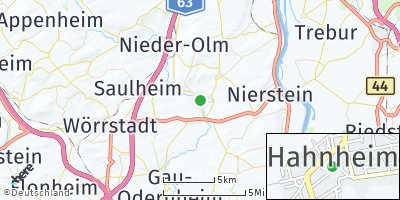 Google Map of Hahnheim