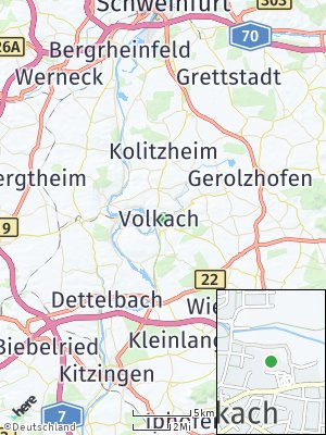Here Map of Volkach
