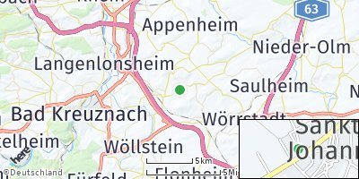 Google Map of Sankt Johann