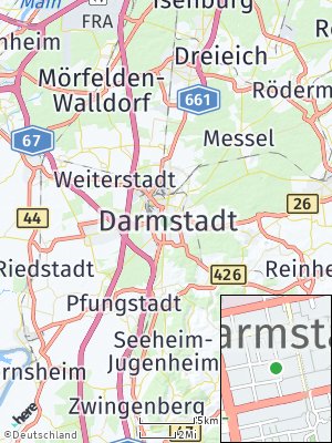 Here Map of Darmstadt
