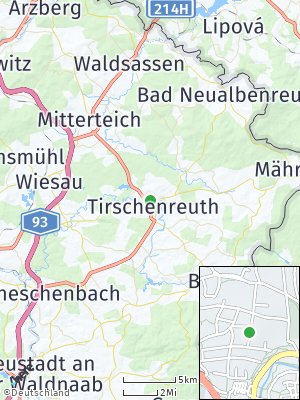 Here Map of Tirschenreuth