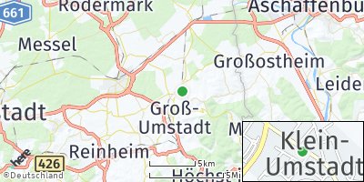 Google Map of Klein-Umstadt