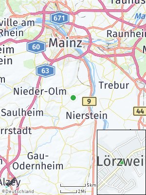 Here Map of Lörzweiler