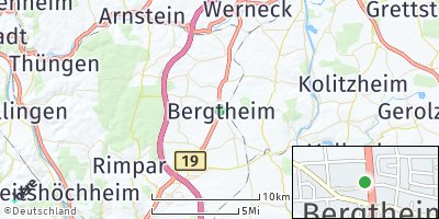 Google Map of Bergtheim
