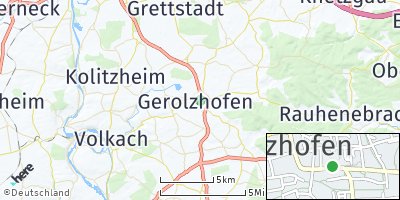 Google Map of Gerolzhofen