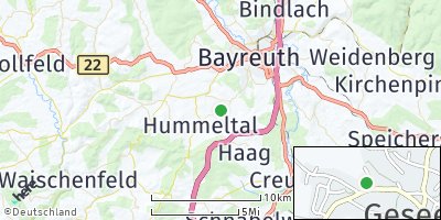 Google Map of Gesees bei Bayreuth