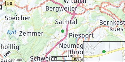 Google Map of Sehlem bei Wittlich