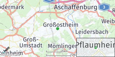 Google Map of Pflaumheim