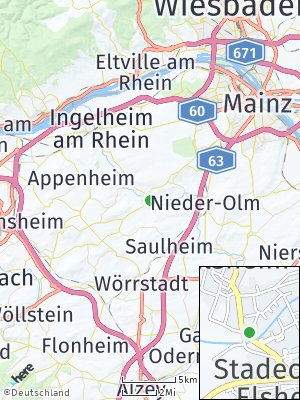 Here Map of Stadecken-Elsheim