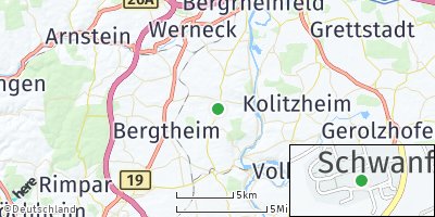 Google Map of Schwanfeld