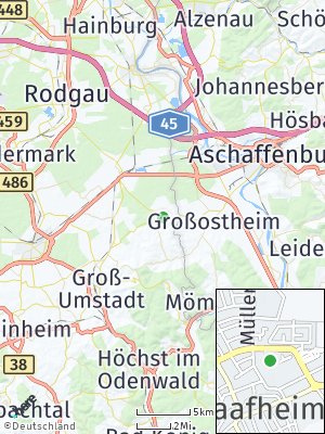 Here Map of Schaafheim