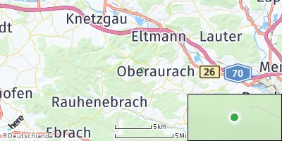 Google Map of Oberaurach
