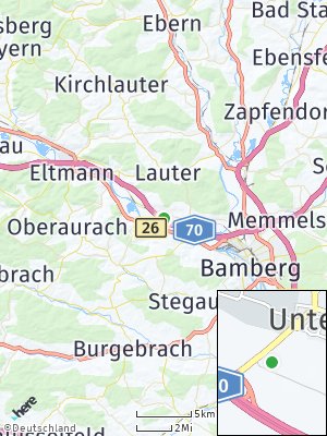 Here Map of Viereth-Trunstadt