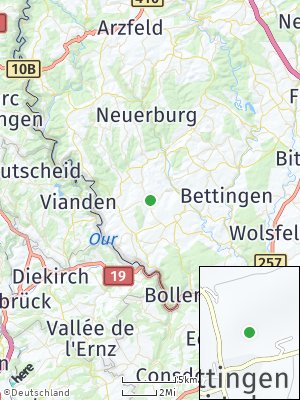 Here Map of Hüttingen bei Lahr