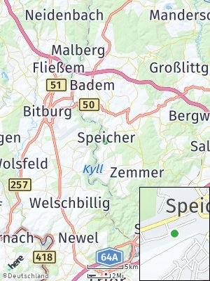 Here Map of Speicher
