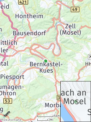 Here Map of Graach an der Mosel