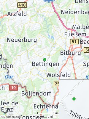 Here Map of Bettingen