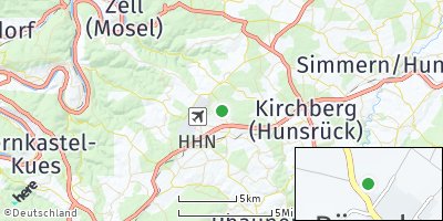 Google Map of Bärenbach bei Simmern