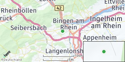 Google Map of Weiler bei Bingen