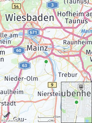 Here Map of Laubenheim