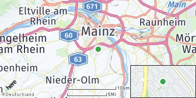 Google Map of Hechtsheim