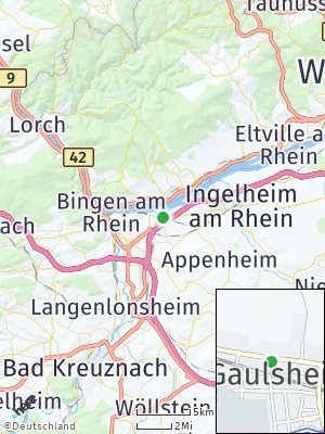 Here Map of Gaulsheim bei Bingen