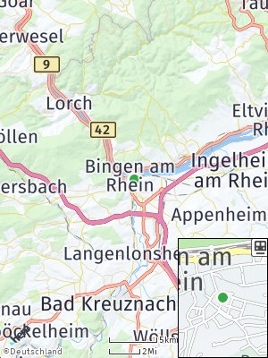 Here Map of Bingen am Rhein