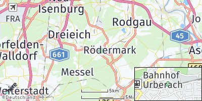 Google Map of Urberach