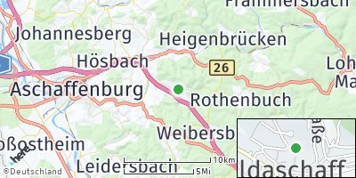 Google Map of Waldaschaff