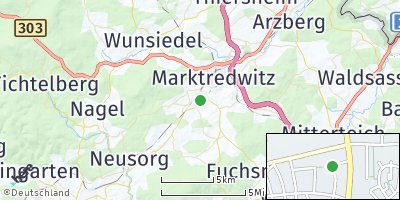Google Map of Waldershof