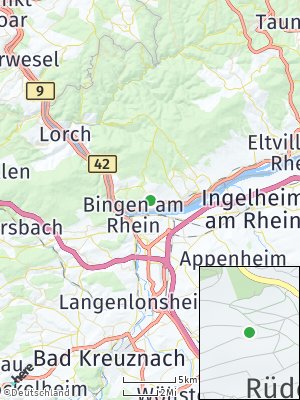 Here Map of Rüdesheim am Rhein