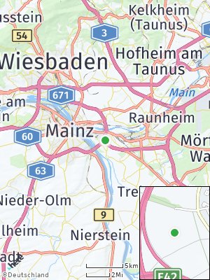 Here Map of Ginsheim-Gustavsburg