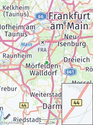 Here Map of Mörfelden-Walldorf