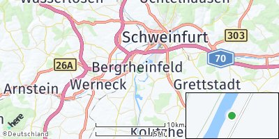 Google Map of Bergrheinfeld