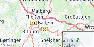 Google Map of Badem
