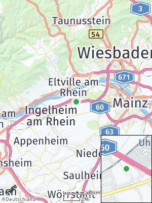 Here Map of Heidesheim am Rhein