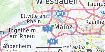 Google Map of Gonsenheim