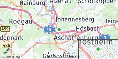 Google Map of Kleinostheim