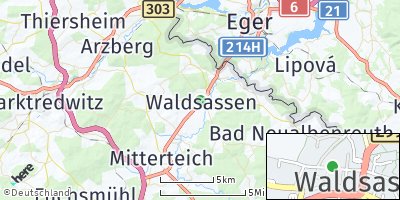 Google Map of Waldsassen