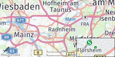 Google Map of Flörsheim