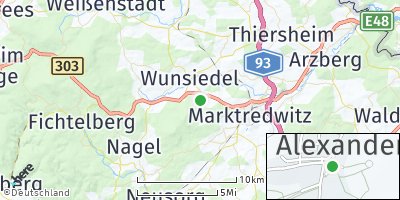 Google Map of Bad Alexandersbad