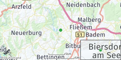 Google Map of Biersdorf am See