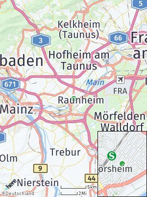 Here Map of Flörsheim am Main