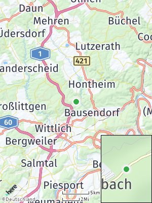 Here Map of Diefenbach bei Wittlich