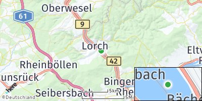 Google Map of Niederheimbach bei Bingen