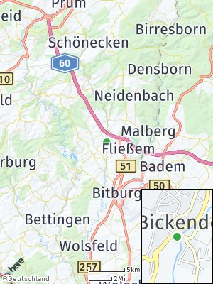 Here Map of Bickendorf