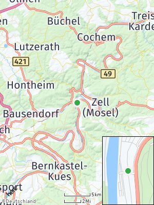 Here Map of Pünderich