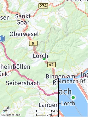 Here Map of Niederheimbach bei Bingen