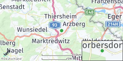 Google Map of Korbersdorf